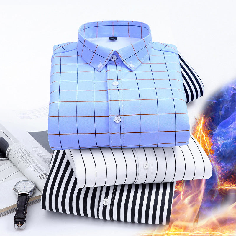Fleece-Lined Plaid Flannel Cardigan Shirt – Hidden Picks Online