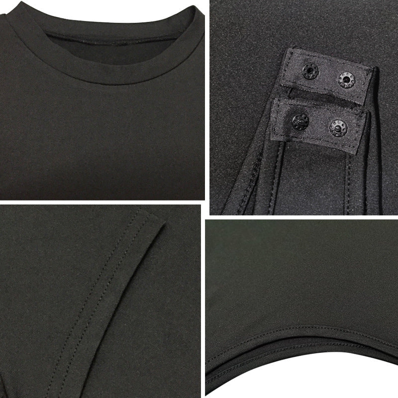 Short-Sleeve Fitted Jumpsuit Bodysuit – Hidden Picks Online