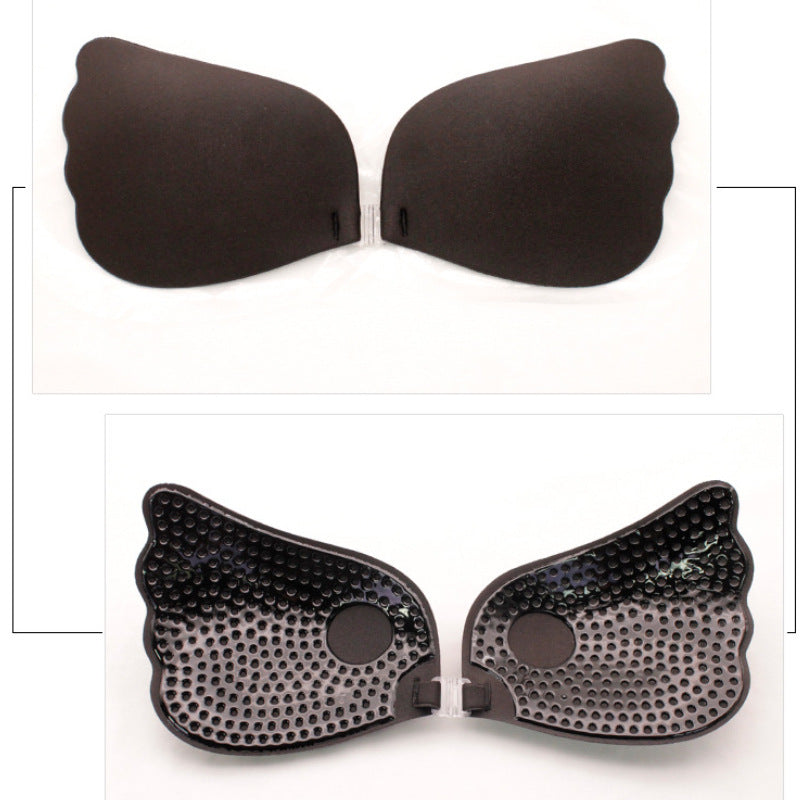 Silicone Chest Stickers Small Chest Large Sling Women's Wedding Dress Invisible Bra Flat Chest Gathering Upper Bracing Thin Breast Stickers Wholesale