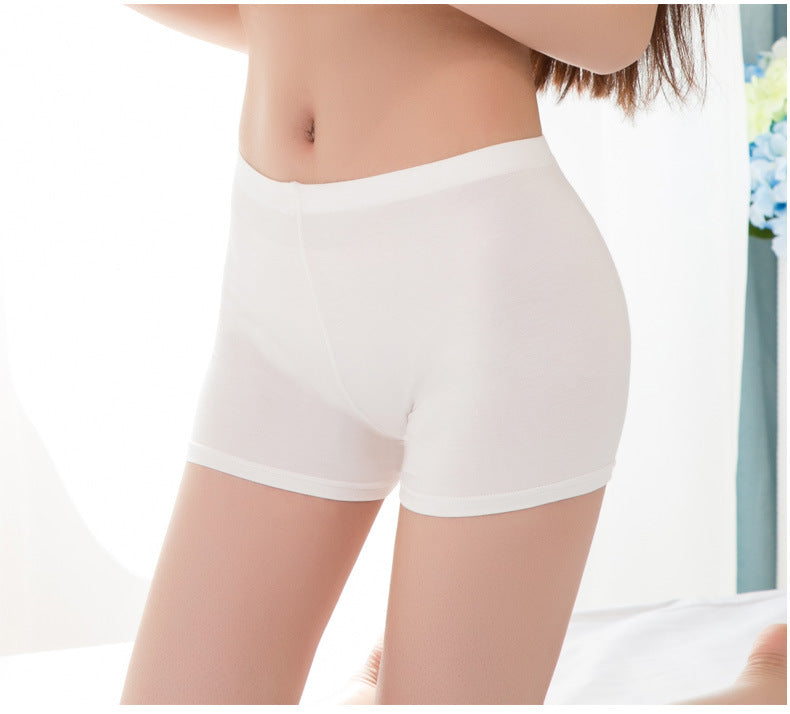Women's underwear modal plus size lace safety pants leggings anti-exposure boxers three-point non-curling shorts