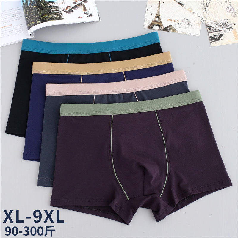 Plus-Size 3D Seamless Cotton Boxer Shorts – Hidden Picks Online