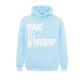Made to Worship Christian Hoodie – Psalm 95:1 Faith-Based Sweatshirt