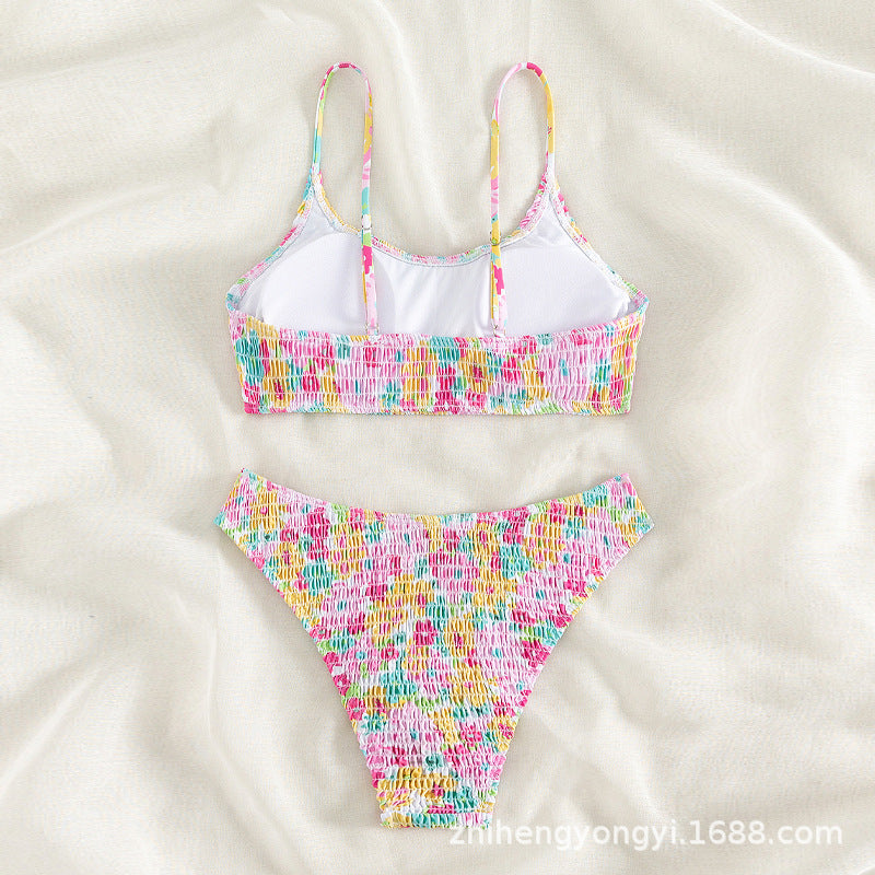 Printed Sling Bikini Swimsuit – Hidden Picks Online