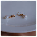 Natural Baroque Freshwater Pearl Earrings – 14K Gold Plated Silver – Hidden Picks Online