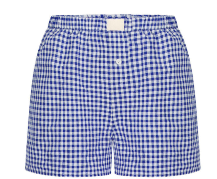 High-Waist Vintage Plaid Wide-Leg Shorts – Hidden Picks Online