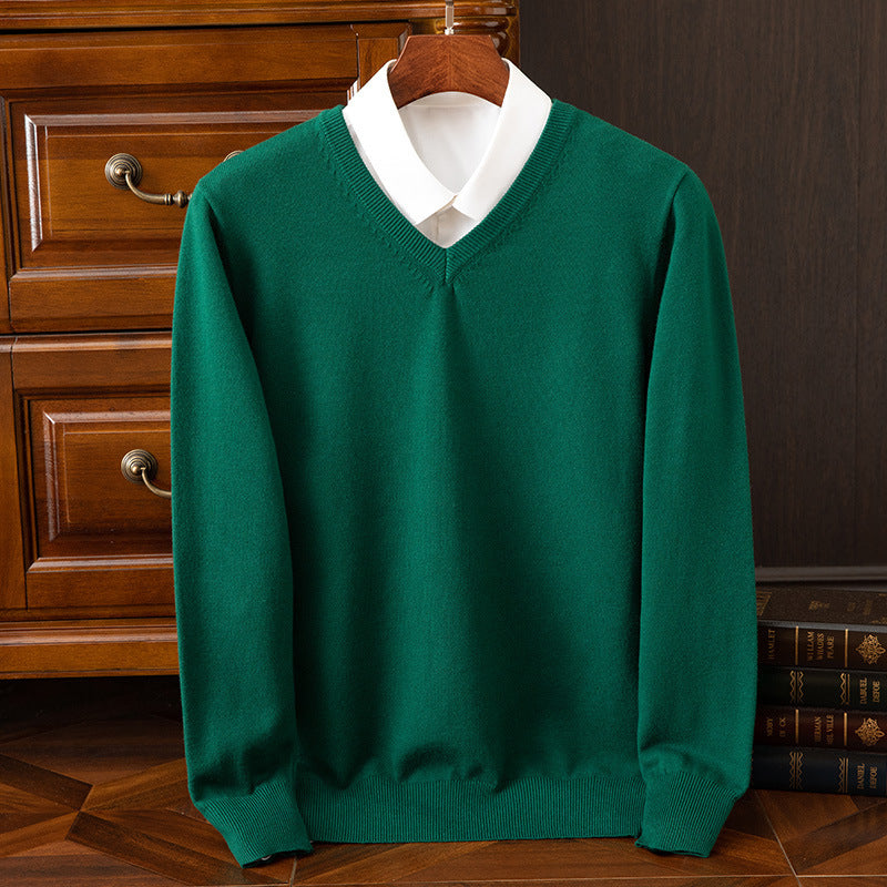 V-Neck Loose Knit Plus-Size Sweater – Hidden Picks Online