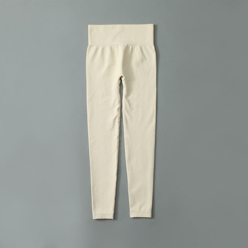 High-Waist Yoga Set – Short Sleeve Top & Hip Pants – Hidden Picks Online