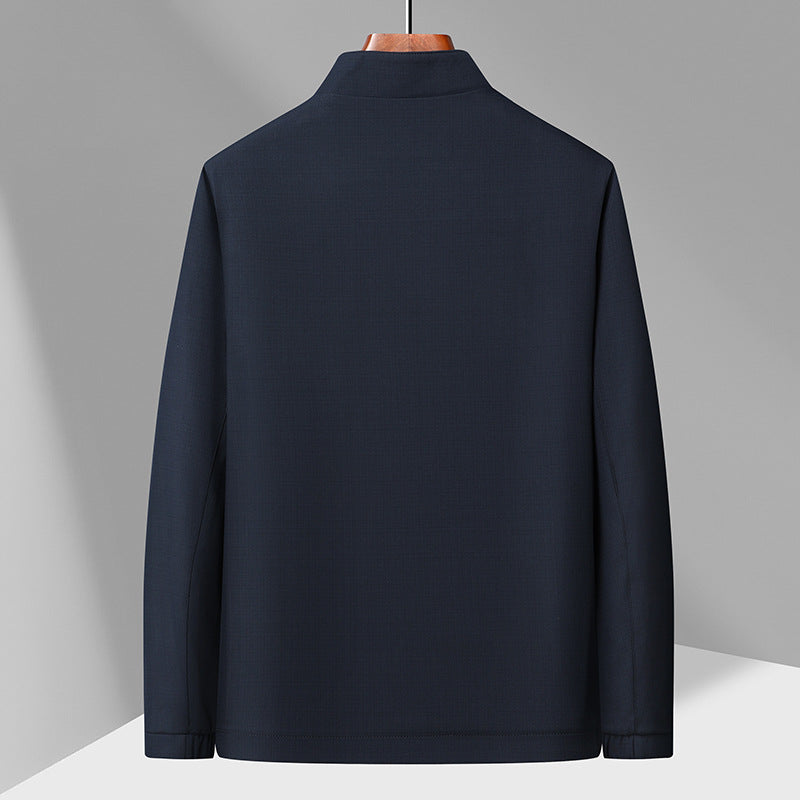 Stand-Collar Business Casual Dad Jacket – Hidden Picks Online