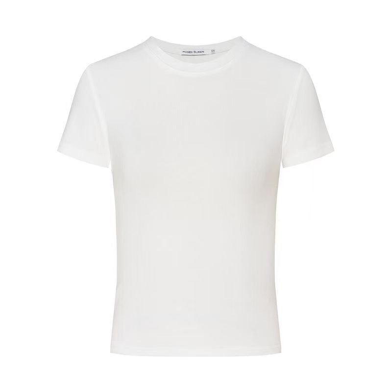 Straight-Shoulder Sculpting Short-Sleeve Top – Hidden Picks Online