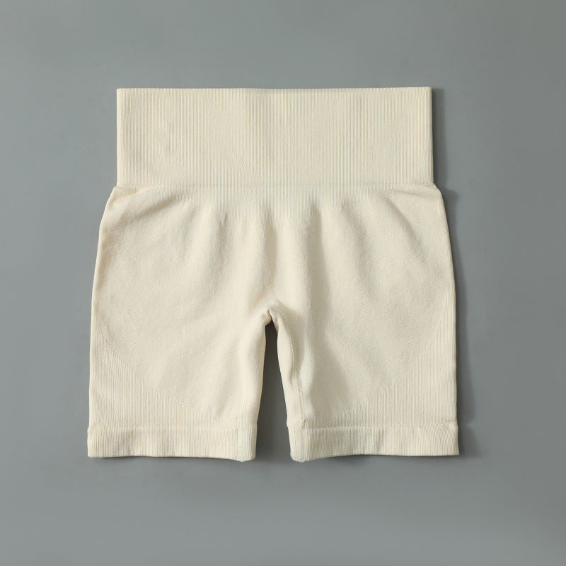 High-Waist Yoga Set – Short Sleeve Top & Hip Pants – Hidden Picks Online