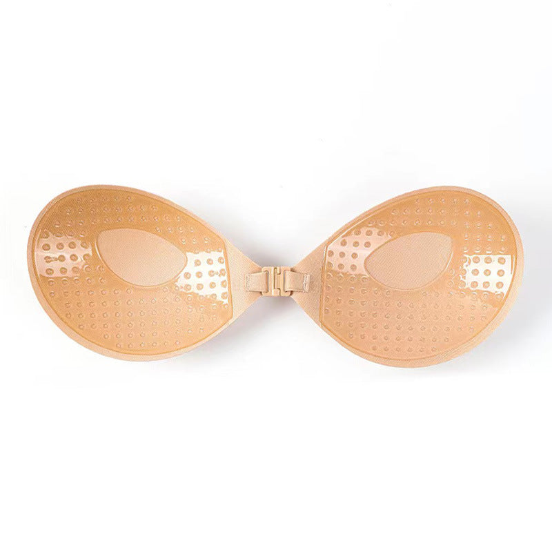 Silicone Chest Stickers Small Chest Large Sling Women's Wedding Dress Invisible Bra Flat Chest Gathering Upper Bracing Thin Breast Stickers Wholesale