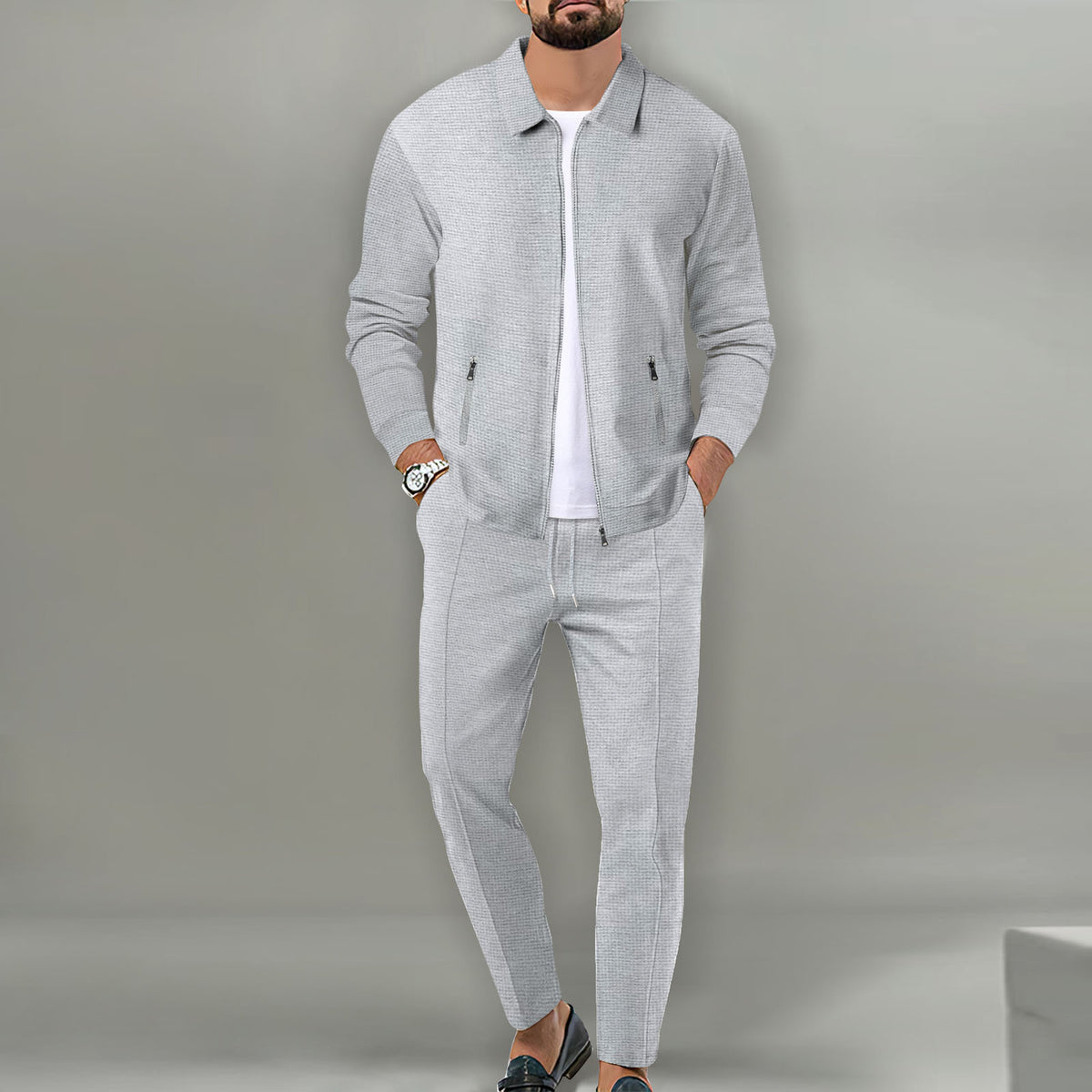 Men's Casual Sports Two-Piece Tracksuit Set – Hidden Picks Online