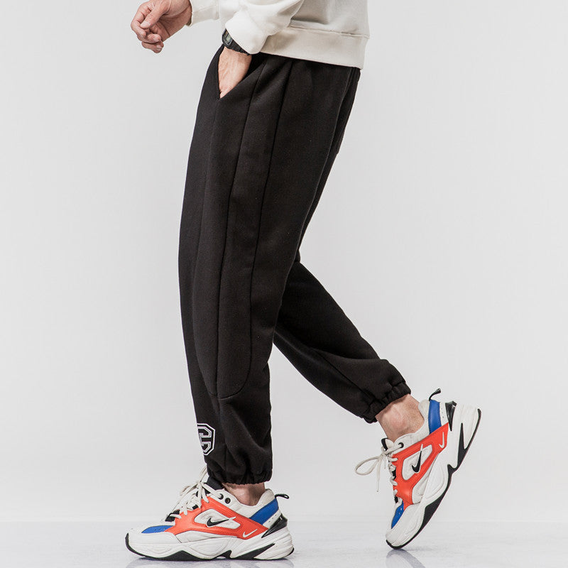 Plus-Size Tapered Spliced Sweatpants – Hidden Picks Online
