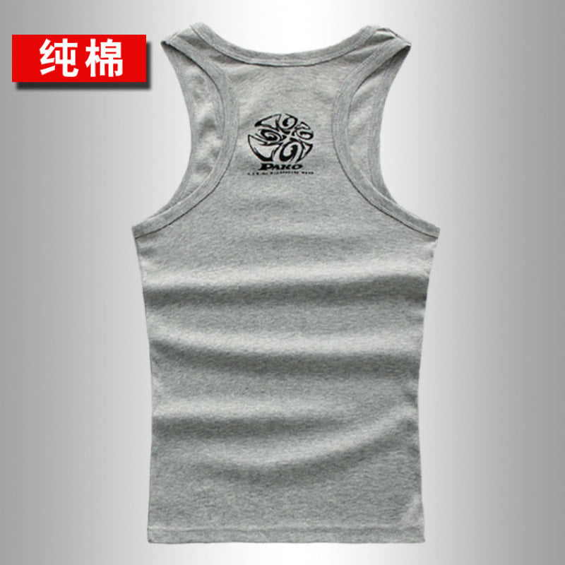 Slim-Fit Sleeveless Cotton Gym Tank Top – Hidden Picks Online