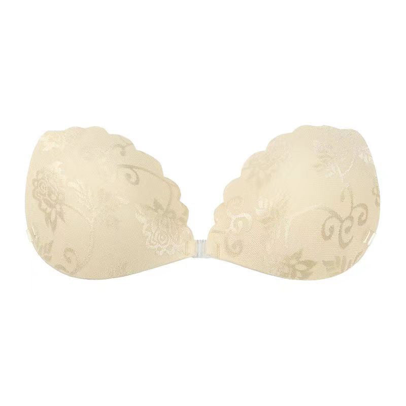 Silicone Chest Stickers Small Chest Large Sling Women's Wedding Dress Invisible Bra Flat Chest Gathering Upper Bracing Thin Breast Stickers Wholesale