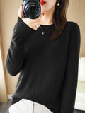 Korean Slim-Fit Ribbed Knit Pullover – Hidden Picks Online