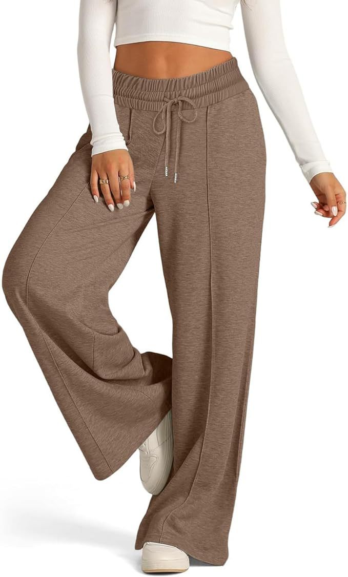 Casual Wide-Leg Drawstring Sweatpants – Hidden Picks Online