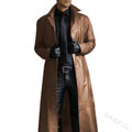 Slim-Fit PU Leather Windbreaker Jacket – Hidden Picks Online