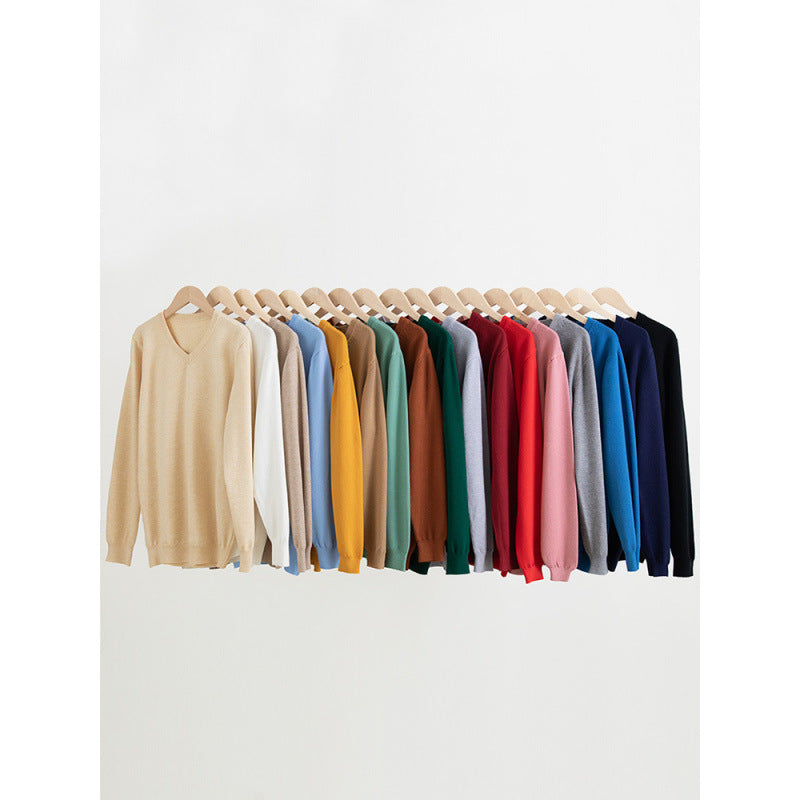 V-Neck Loose Knit Plus-Size Sweater – Hidden Picks Online
