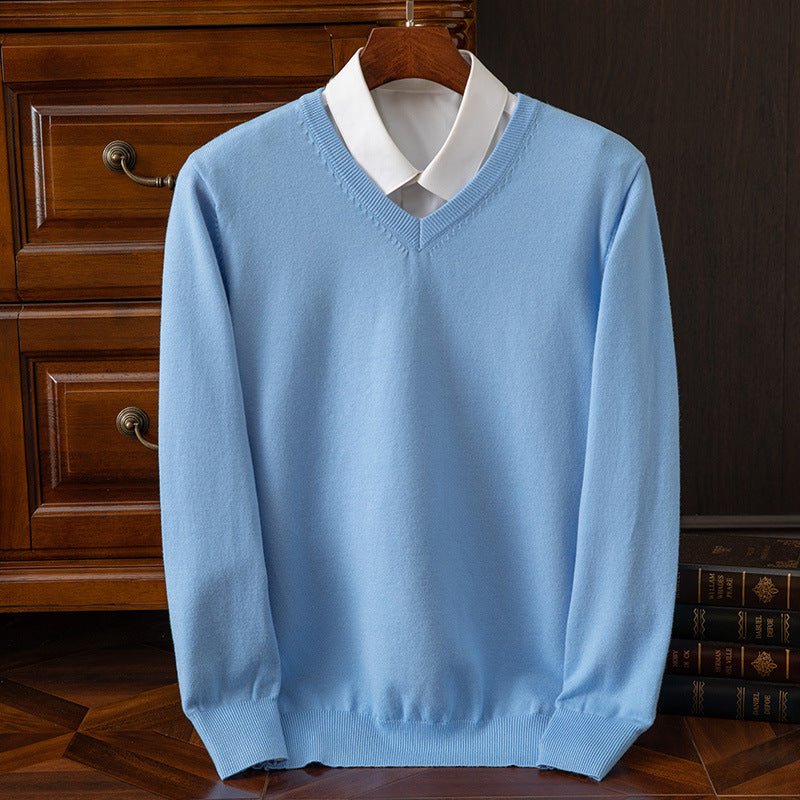 V-Neck Loose Knit Plus-Size Sweater – Hidden Picks Online