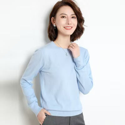 Korean Slim-Fit Ribbed Knit Pullover – Hidden Picks Online