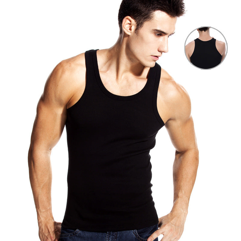 Slim-Fit Sleeveless Cotton Gym Tank Top – Hidden Picks Online