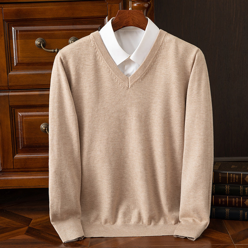 V-Neck Loose Knit Plus-Size Sweater – Hidden Picks Online
