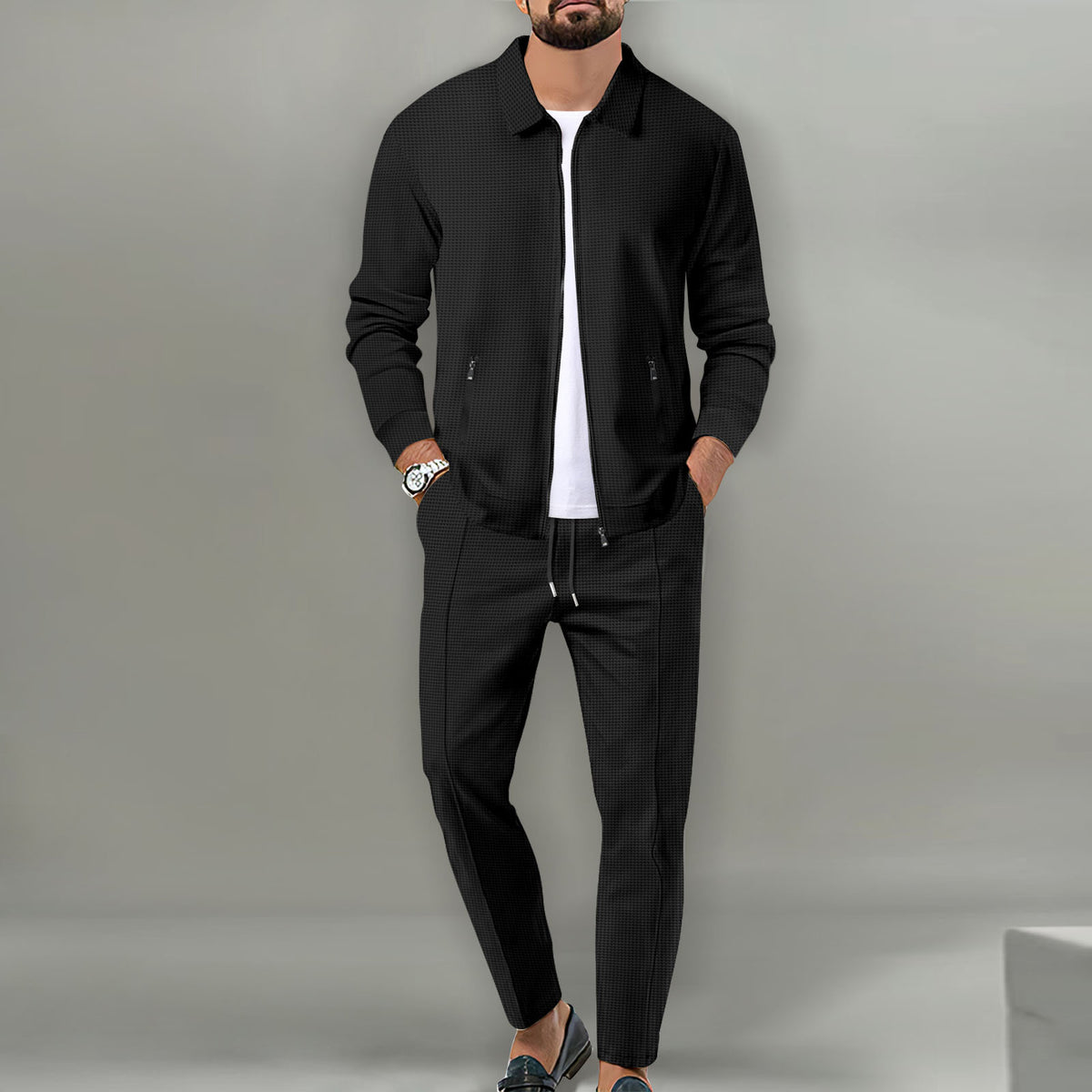 Men's Casual Sports Two-Piece Tracksuit Set – Hidden Picks Online