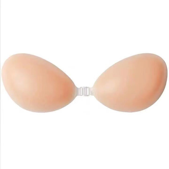 Silicone Chest Stickers Small Chest Large Sling Women's Wedding Dress Invisible Bra Flat Chest Gathering Upper Bracing Thin Breast Stickers Wholesale