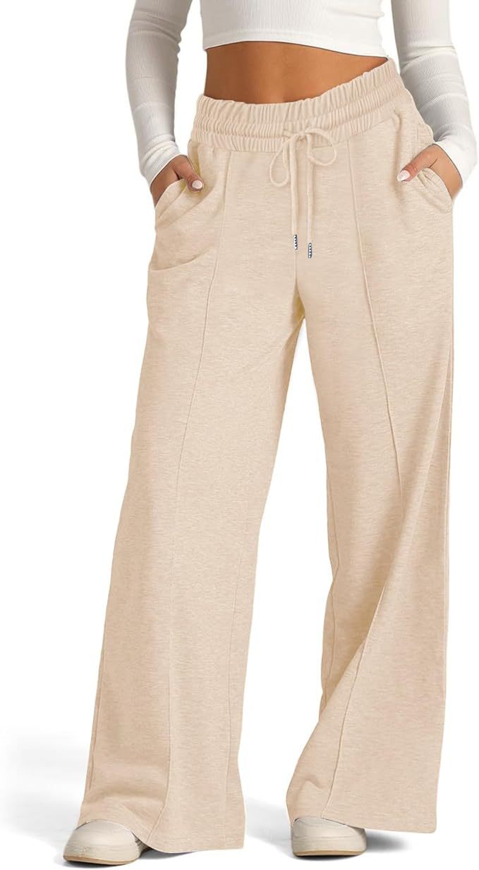 Casual Wide-Leg Drawstring Sweatpants – Hidden Picks Online