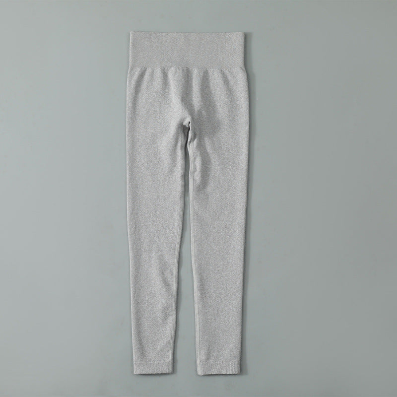 High-Waist Yoga Set – Short Sleeve Top & Hip Pants – Hidden Picks Online