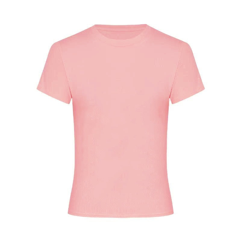 Straight-Shoulder Sculpting Short-Sleeve Top – Hidden Picks Online