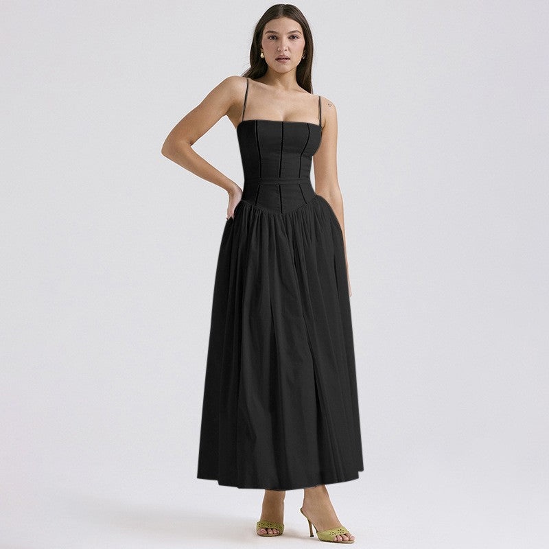 French Floral Spaghetti-Strap Slip Dress – Hidden Picks Online