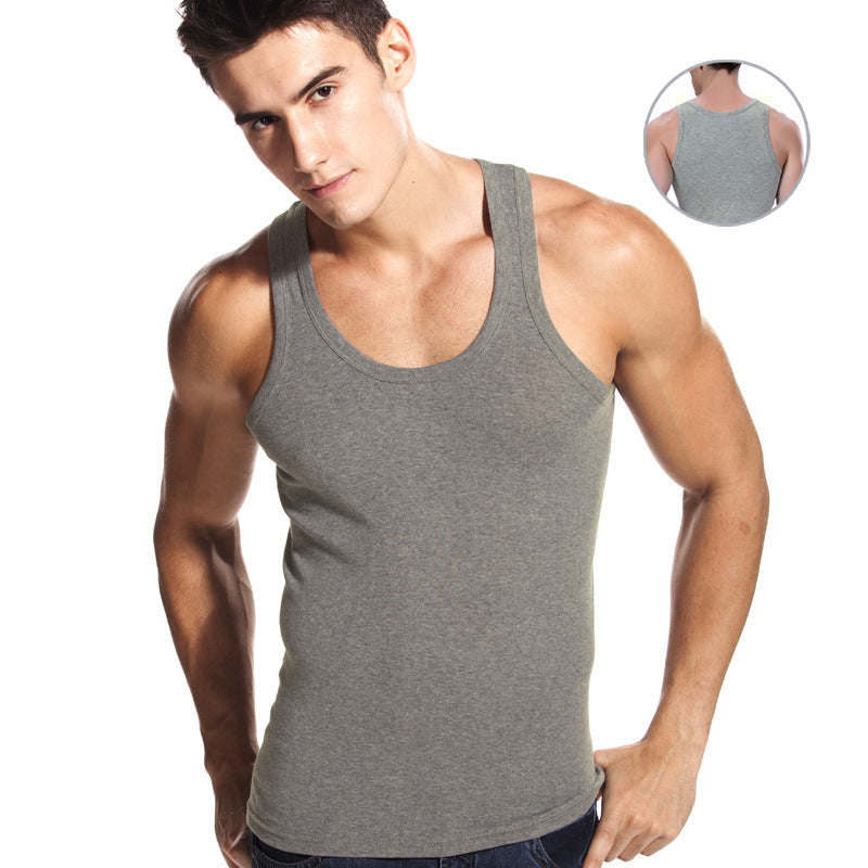 Slim-Fit Sleeveless Cotton Gym Tank Top – Hidden Picks Online