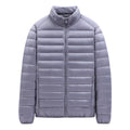 2026 New Men's down Cotton Jacket, Youth Solid Color Cotton Coat, in Stock, Lightweight, Large Size Men's Clothing, One-Piece Drop Shipping