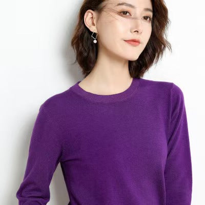 Korean Slim-Fit Ribbed Knit Pullover – Hidden Picks Online