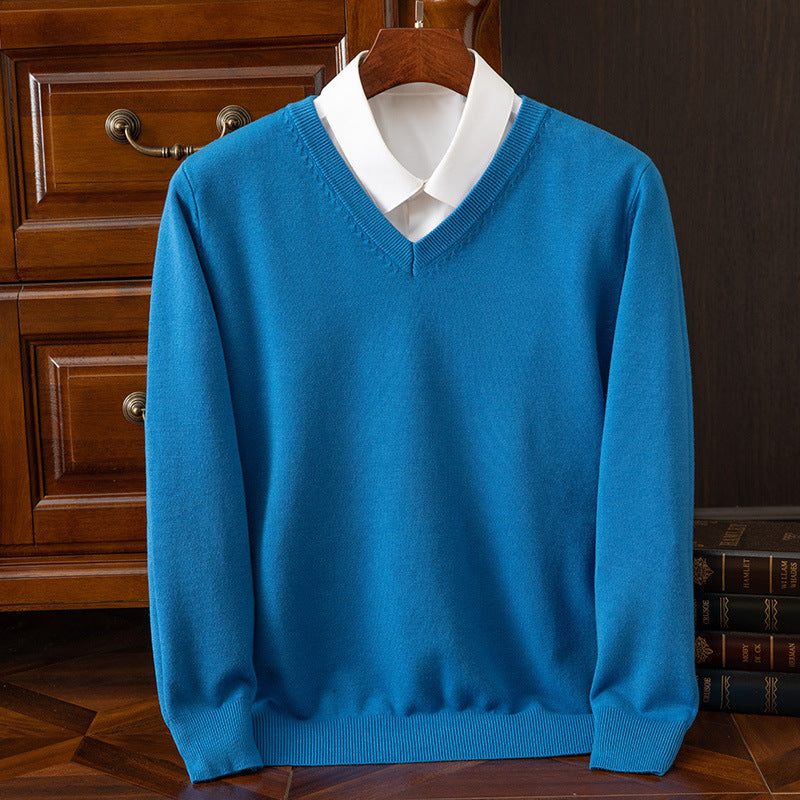 V-Neck Loose Knit Plus-Size Sweater – Hidden Picks Online