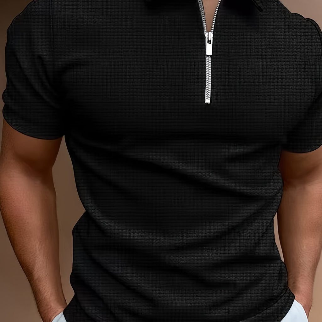 Solid Zipper Short-Sleeve Breathable Dry Shirt – Hidden Picks Online
