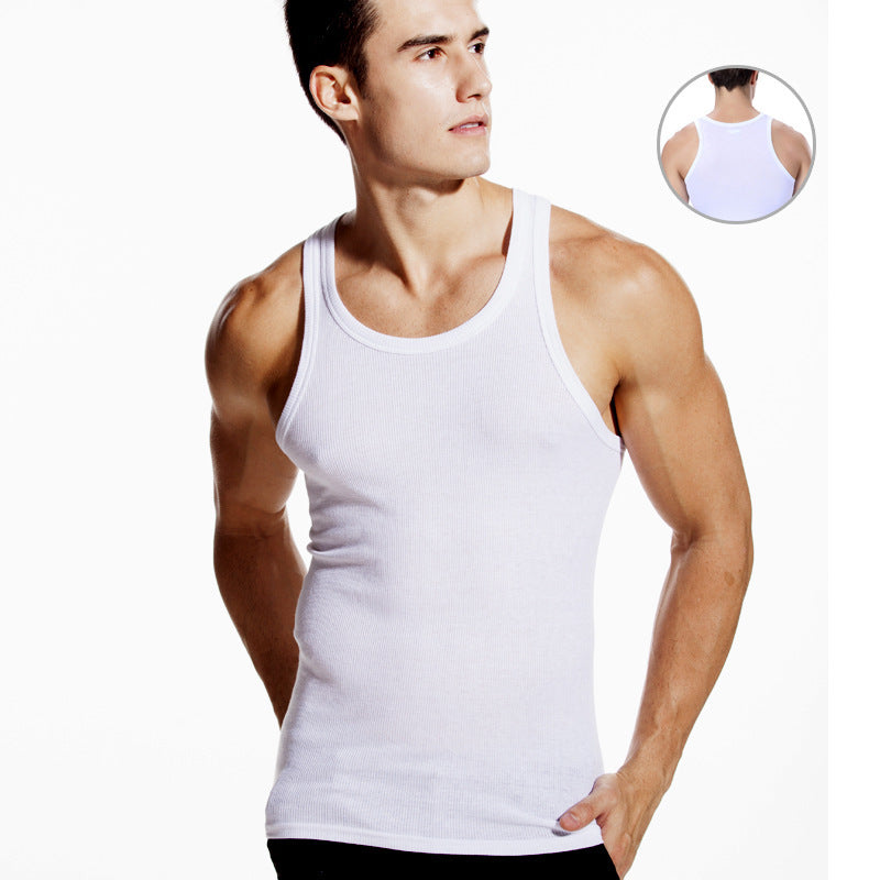 Slim-Fit Sleeveless Cotton Gym Tank Top – Hidden Picks Online