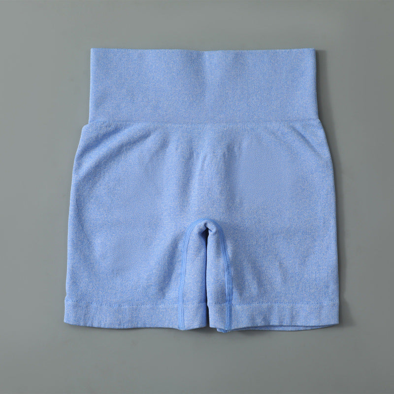 High-Waist Yoga Set – Short Sleeve Top & Hip Pants – Hidden Picks Online