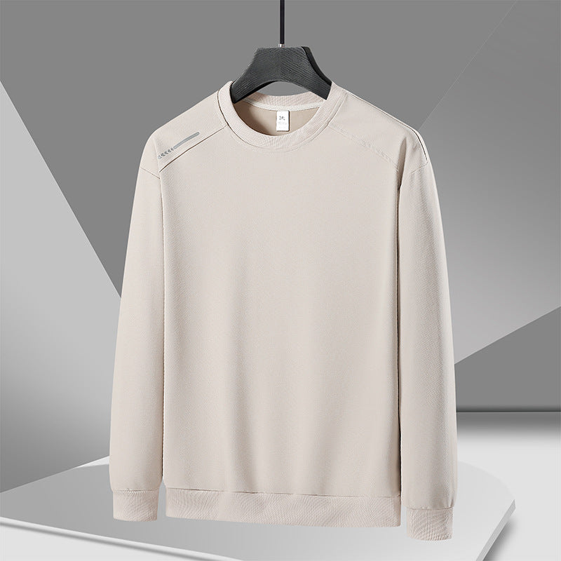 Round-Neck Long-Sleeve Base Sweatshirt – Hidden Picks Online