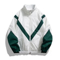 Reflective Patchwork Stand-Collar Sports Jacket – Hidden Picks Online