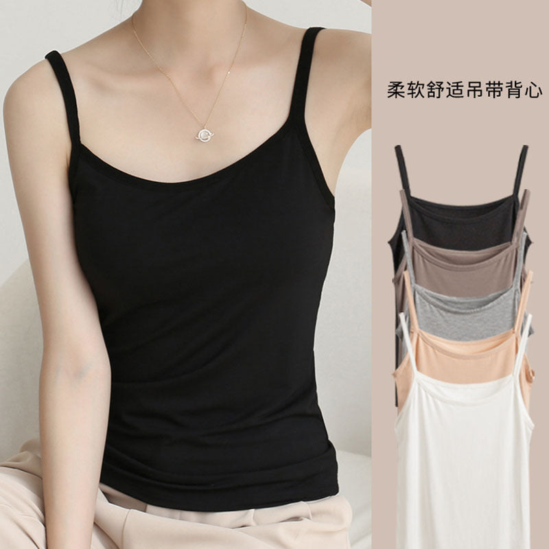 Solid Color Slim Stretch Camisole – Hidden Picks Online