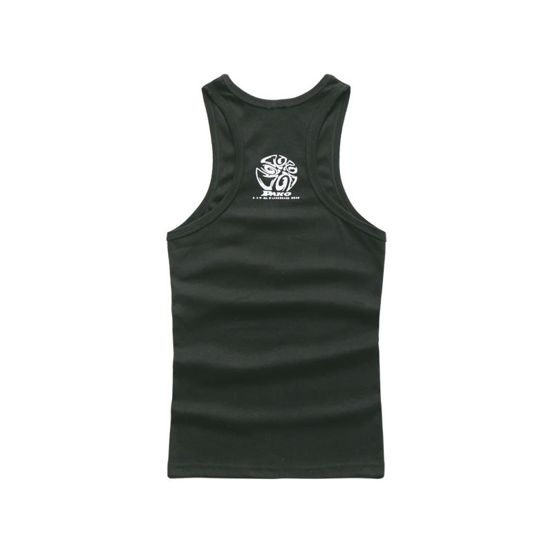 Slim-Fit Sleeveless Cotton Gym Tank Top – Hidden Picks Online