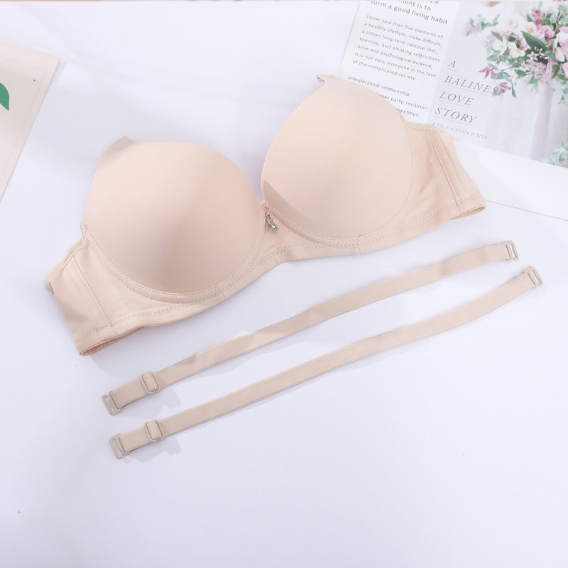 Upper-Thin Lower-Thick Gather Seamless Bra – Hidden Picks Online