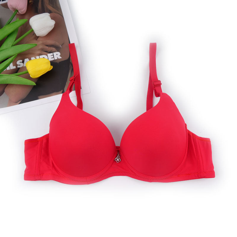 Upper-Thin Lower-Thick Gather Seamless Bra – Hidden Picks Online