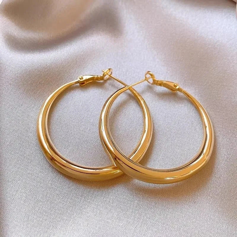 Oversized Metal Hoop Earrings – Exaggerated Statement Style 2025 – Hidden Picks Online