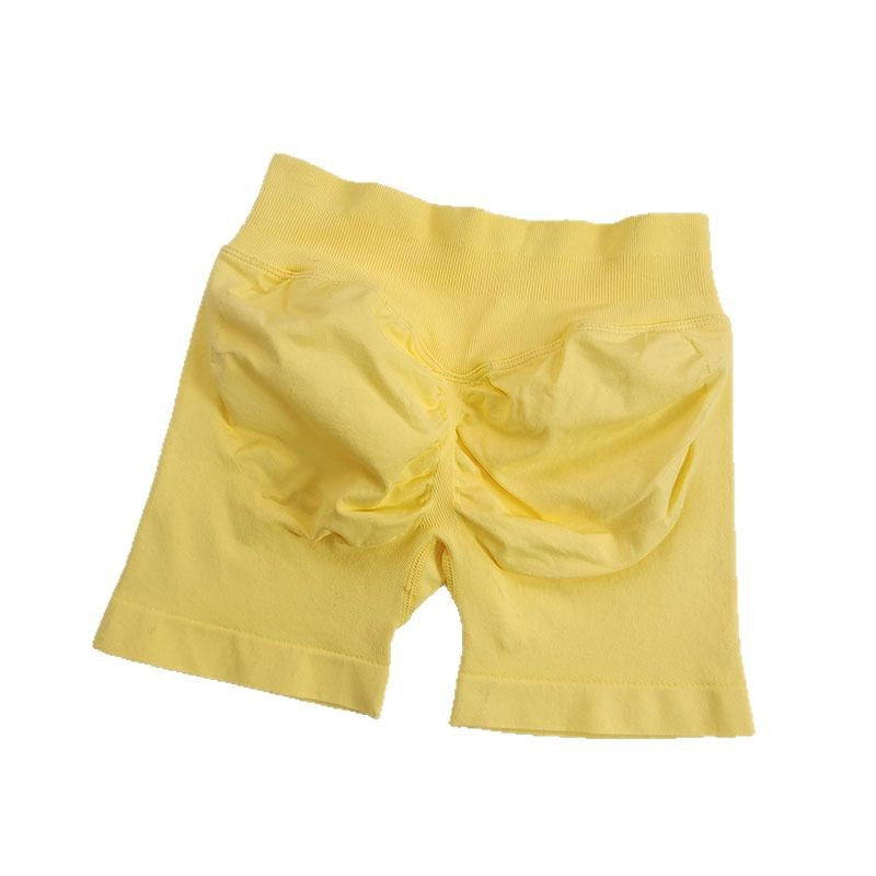 Peach-Lift Low-Rise Sports Shorts – Yoga & Gym – Hidden Picks Online