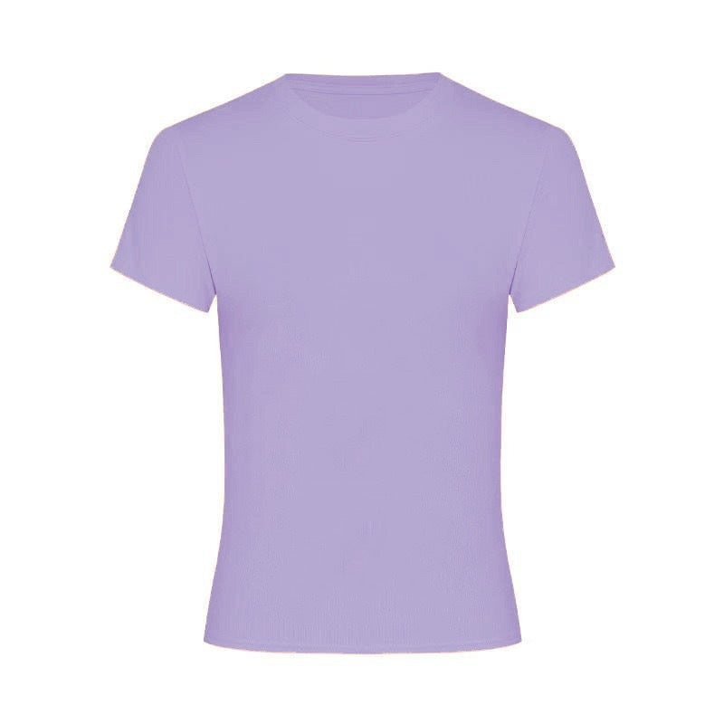 Straight-Shoulder Sculpting Short-Sleeve Top – Hidden Picks Online