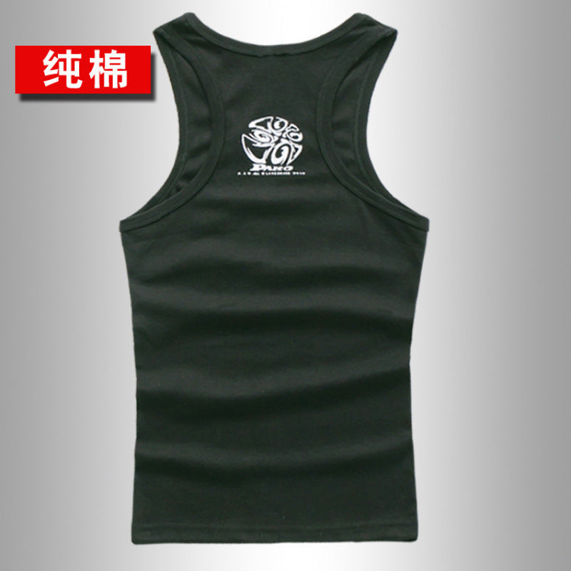 Slim-Fit Sleeveless Cotton Gym Tank Top – Hidden Picks Online